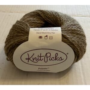 Knit Picks “Palette” 100% Peruvian Highland Wool-Color Camel Heather CH30